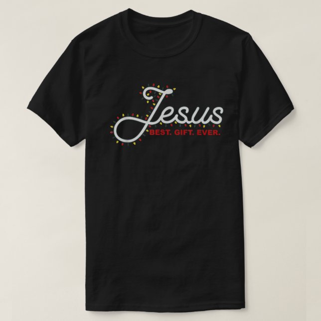 Camiseta Jesus Melhor Presente Para Todos Os Xmas De Natal (Frente do Design)