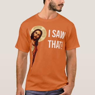 Camiseta Jesus Meme Eu Vi Aquele Pino
