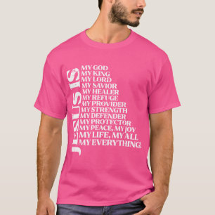 Camiseta Jesus Meu Deus Rei Senhor Cristãos Religiosos Home