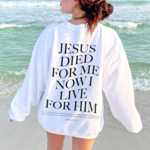 Camiseta Jesus Morreu Por Mim Roupa estético cristão