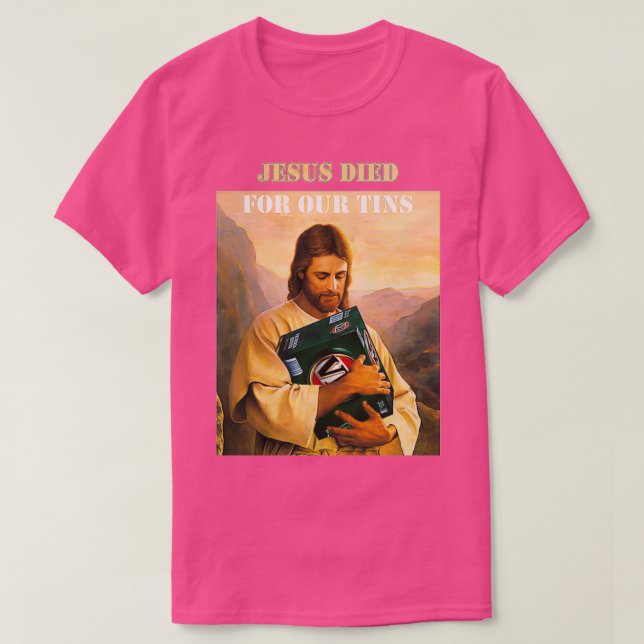 Camiseta Jesus Morreu Por Nossas Pontas 1 (Frente do Design)