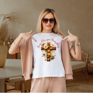 Camiseta Jesus muda tudo