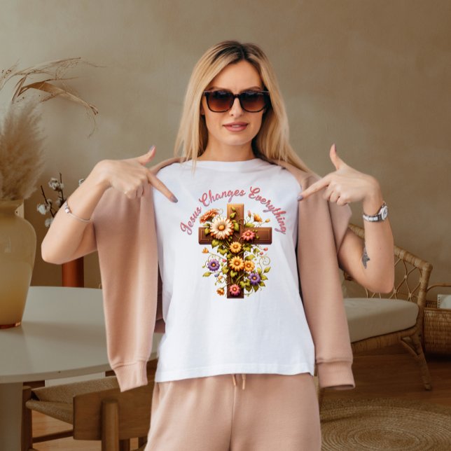 Camiseta Jesus muda tudo (Criador carregado)