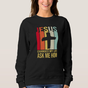 Camiseta Jesus Mudou A Minha Vida Perguntou-Me Como Retro V