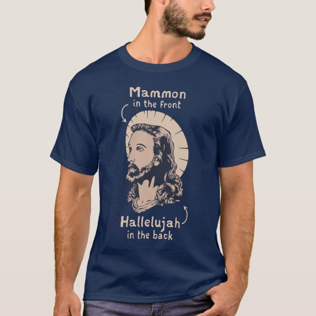 Camiseta Jesus Mullet (Frente)