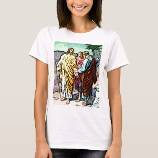 Camiseta Jesus na estrada a Emmaus