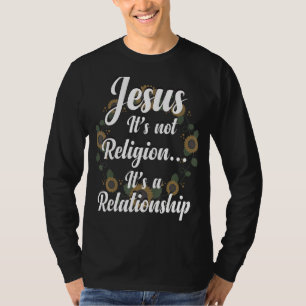 Camiseta Jesus Não É Religião É Uma Relação Sunf