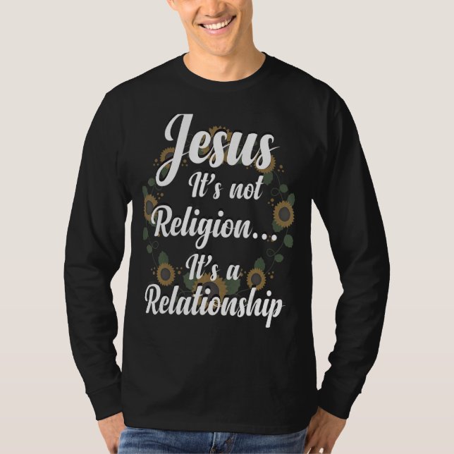 Camiseta Jesus Não É Religião É Uma Relação Sunf (Frente)