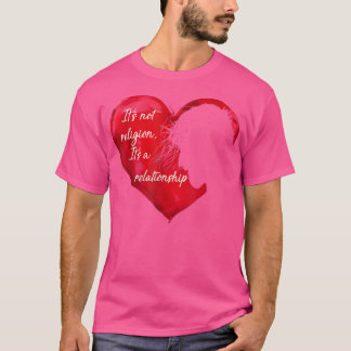 Camiseta Jesus Não é uma religião É uma relação