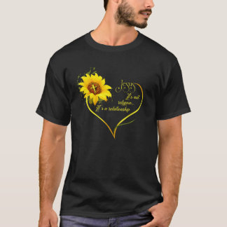 Camiseta Jesus Não é uma religião É uma relação Sunf