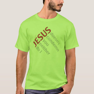 CAMISETA JESUS NÃO O CONDENA