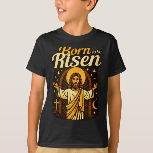 Camiseta Jesus Nascido Para Ser Ressuscitado Vida Eterna Re