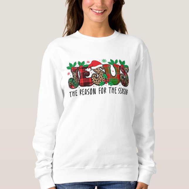 Camiseta Jesus Natal Colorido  (Frente)