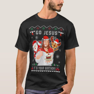 Camiseta Jesus Natal É Seu Aniversário Christian Chr