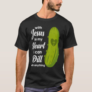 Camiseta Jesus No Meu Coração Eu Posso Lidar Com Qualquer C