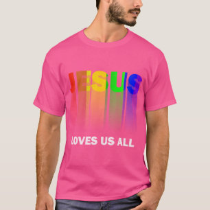 Camiseta Jesus nos ama a todos