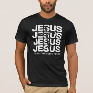 Camiseta Jesus, O Caminho, A Verdade, A Vida