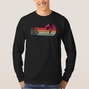 Camiseta Jesus O Caminho A Verdade A Vida Cristão Para Home