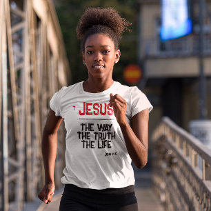 Camiseta Jesus O Caminho A Verdade A Vida João 14:6 Bíblia