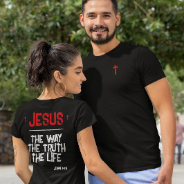 Camiseta Jesus O Caminho A Verdade A Vida João 14:6 Escritu