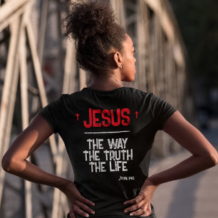 Camiseta Jesus O Caminho A Verdade A Vida João 14:6 Escritu