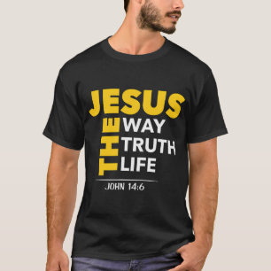 Camiseta Jesus O Caminho Verdade Vida João 146 Bíblia Crist