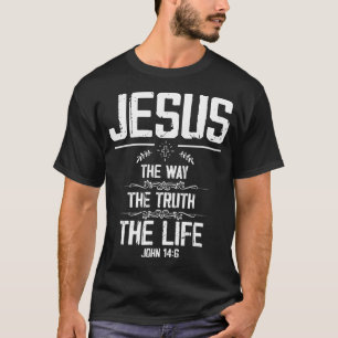 Camiseta Jesus O Caminho Verdade Vida João 146 Bíblia Crist