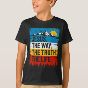 Camiseta Jesus O Caminho Verdade Vida Versículo Bíblico Cri