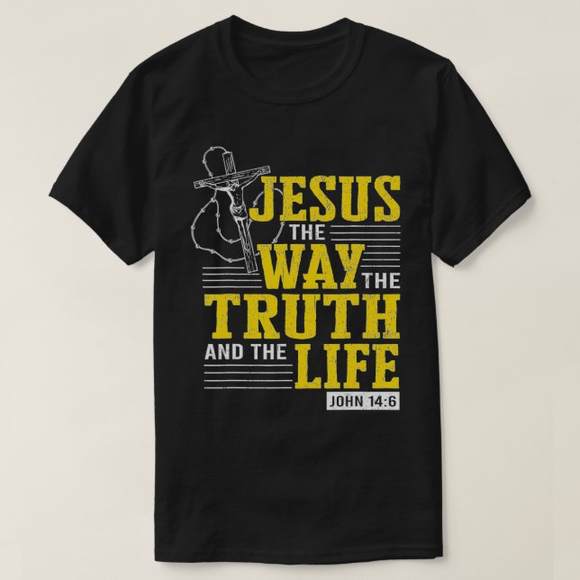 Camiseta Jesus, o jeito que a Bíblia de verdade é presente  (Frente do Design)