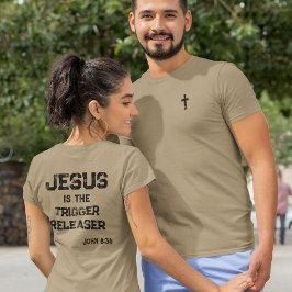 Camiseta Jesus o Libertador Cruz Escritura Fé