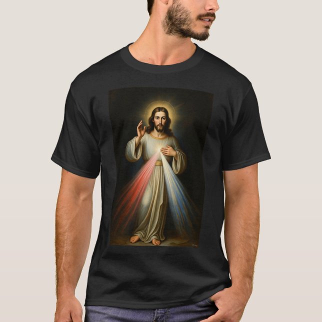 Camiseta Jesus of the Divine Mercy Men's Tee Shirt (Frente)