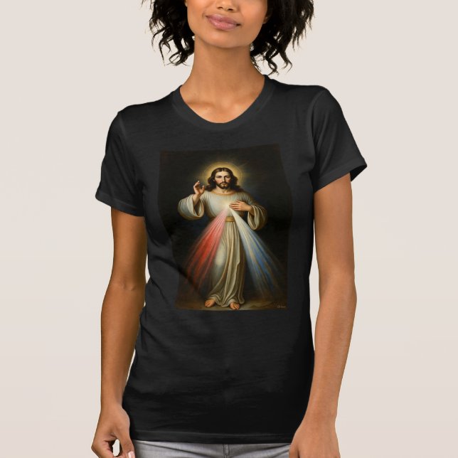 Camiseta Jesus of the Divine Mercy Women's Tee Shirt (Frente)