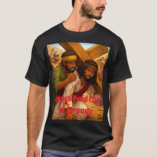 Camiseta Jesus Pagou (Frente)