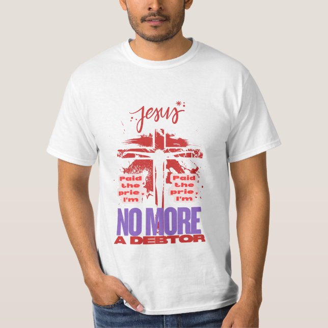 Camiseta Jesus pagou o preço (Frente)