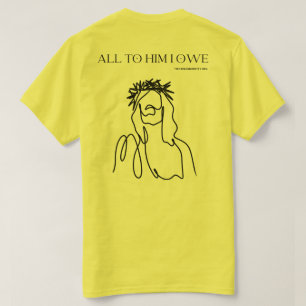 Camiseta Jesus Pagou Tudo, Impressão preto