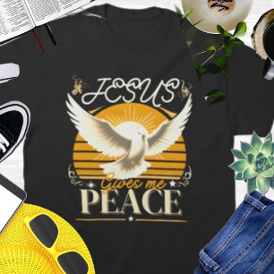 Camiseta Jesus Peace Dove Descendants Design para cristão