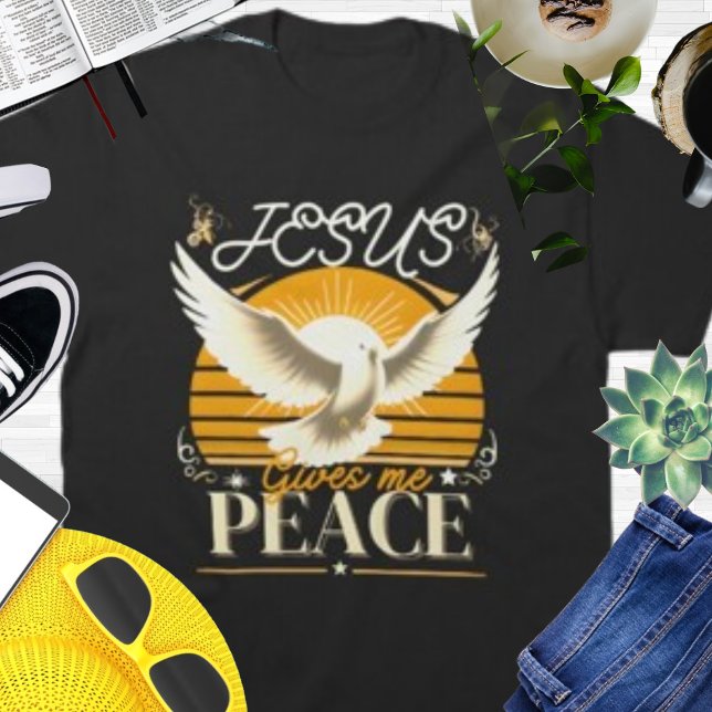 Camiseta Jesus Peace Dove Descendants Design para cristão (Criador carregado)