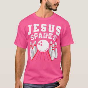 Camiseta Jesus Pede Boliches Cristãs Engraçadas