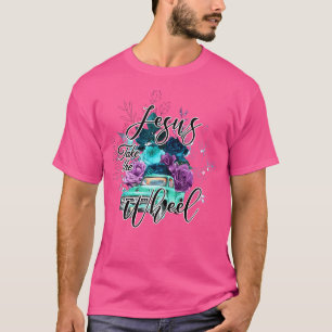 Camiseta Jesus Pega A Roda Cristã Fé Jesus Deus Lov