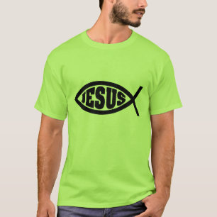 Camiseta Jesus peixe