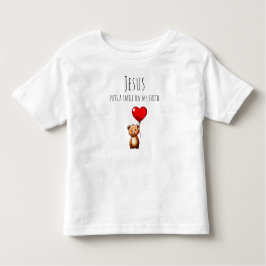 Camiseta Jesus Põe Um Sorriso Na Minha Fé Toddler Tee