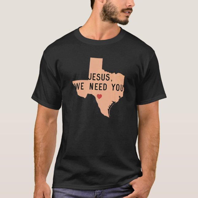 Camiseta Jesus, Precisamos Que Rezem Por Violência Contra A (Frente)