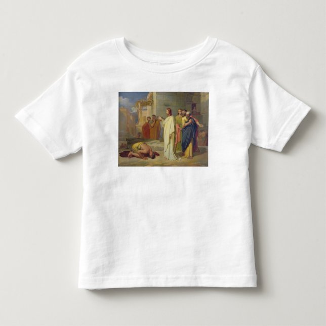 Camiseta Jesus que cura o Leper, 1864 (Frente)