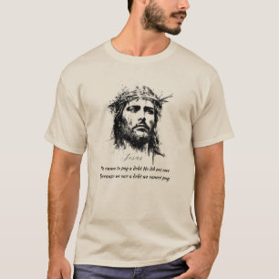 Camiseta Jesus que ele veio pagar uma dívida que não devia.