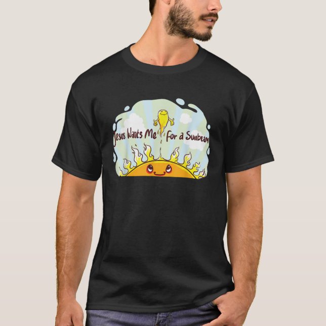 Camiseta Jesus quer que eu faça uma canção primária alegre (Frente)