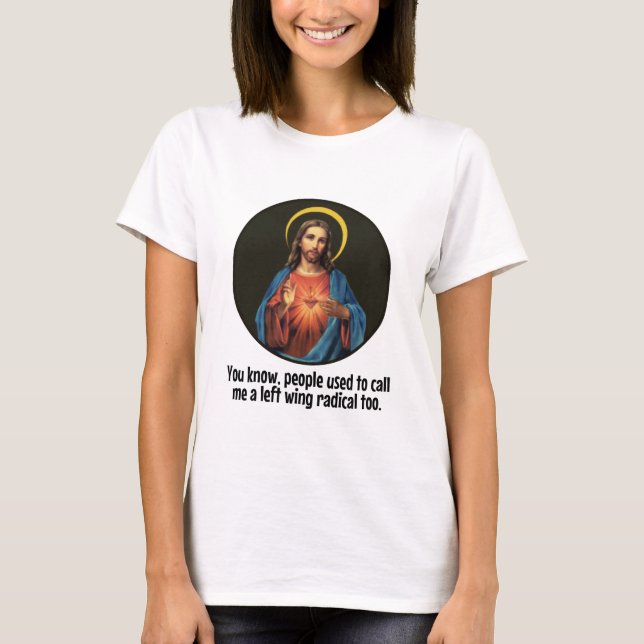 Camiseta Jesus - radical da esquerda (Frente)