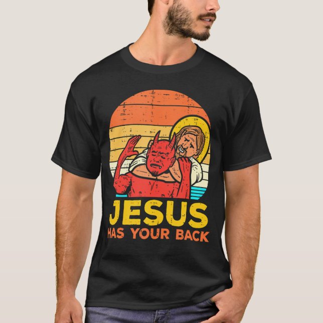 Camiseta Jesus Raves Dj Rave Techno Festival de Festas (Frente)
