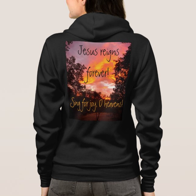 Camiseta Jesus reina para sempre (Verso)