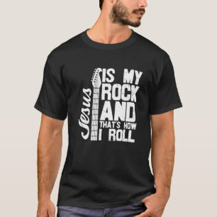 Camiseta Jesus Religioso é minha Igreja de Violão Cristão d