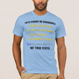 Camiseta Jesus Responde à sua fé - Bíblia inspiradora Verso